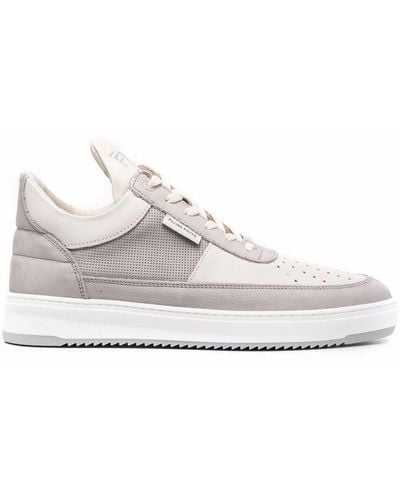Filling Pieces Paneled Lace-up Sneakers - Gray