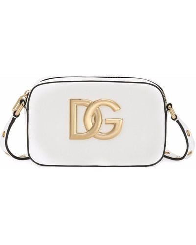 Dolce & Gabbana Umhängetasche mit Logo-Schild - Mehrfarbig