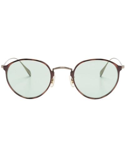 Oliver Peoples Dawsin Round-frame Sunglasses - Brown