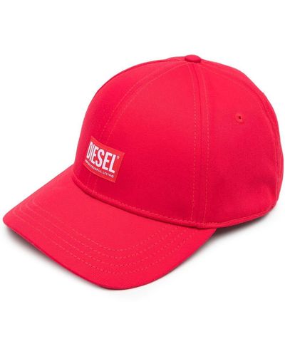 DIESEL Corry-jacq Logo-appliqué Baseball Cap - Pink