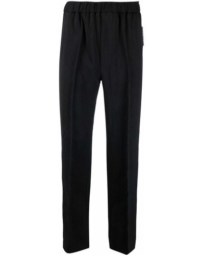 Just Cavalli Pantalon de jogging à plis marqués - Noir