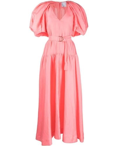 Acler Warner V-neck Dress - Pink