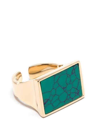 Isabel Marant To Dance Gold-plated Ring - Blue