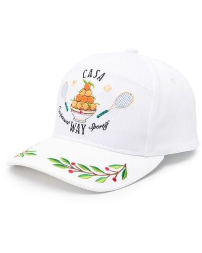 Casablancabrand Cappello da baseball Casa Way - Bianco