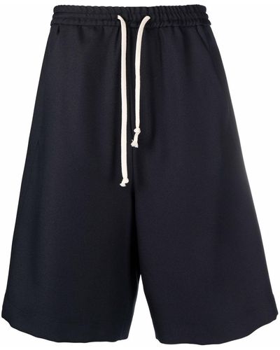 Societe Anonyme Drawstring-waist Shorts - Blue