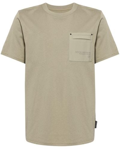 Moose Knuckles Dalon Cotton T-shirt - Natural