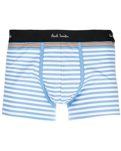 Paul Smith Gestreifte Shorts - Blau