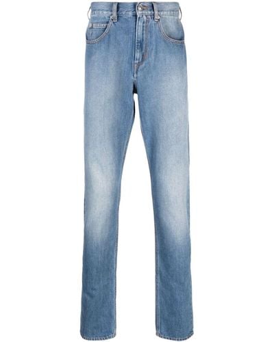Isabel Marant Straight-leg Cotton Jeans - Blue