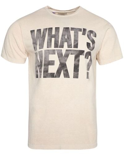 GALLERY DEPT. Camiseta Whats Next - Neutro