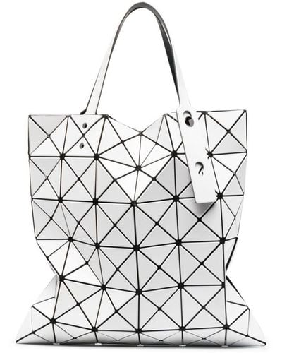 Bao Bao Issey Miyake Lucent Shopper Met Geometrische Vlakken - Wit