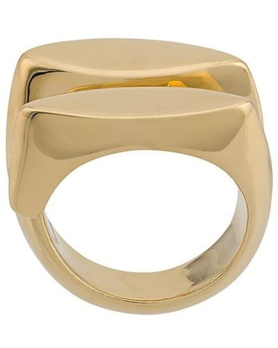 Annelise Michelson Dechainee Signet Ring - Metallic