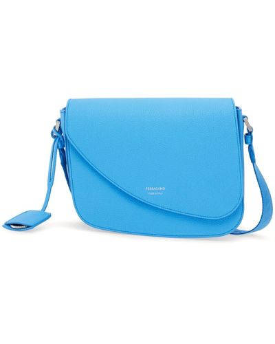 Ferragamo Medium Shoulder Bag - Blue
