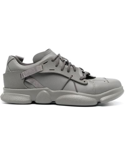 Camper Karst Lace-up Leather Sneakers - Gray