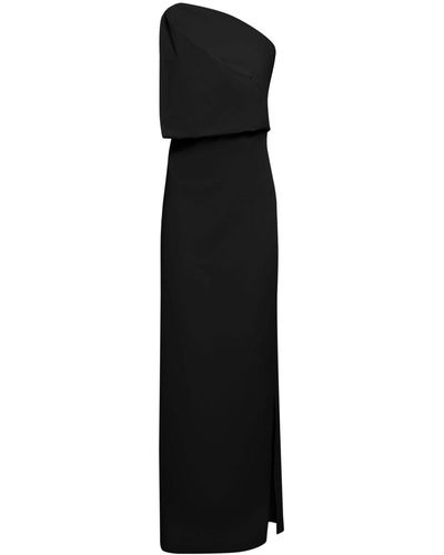 UMA | Raquel Davidowicz Mouwloze Maxi-jurk - Zwart