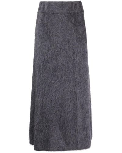 Lisa Yang The Asta Cashmere Pencil Skirt - Gray