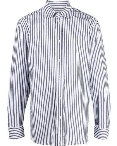 Filippa K Striped Button-up Shirt - Blue