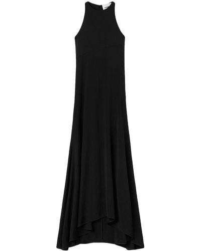 Jil Sander Sleeveless Paneled Maxi Dress - Black