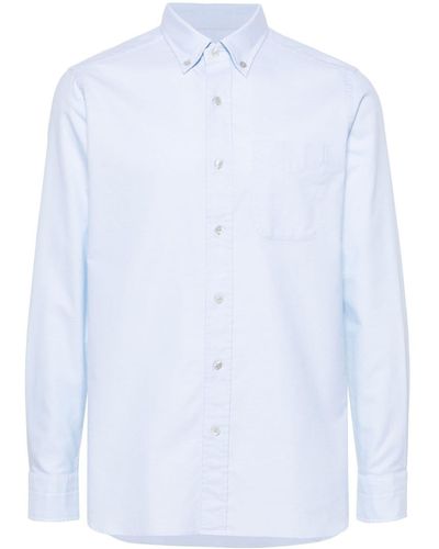 Tom Ford Hemd mit Button-down-Kragen - Weiß
