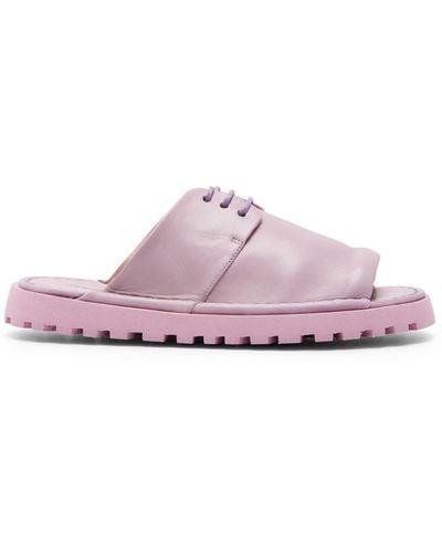Marsèll Sanpomice Leather Sandals - Pink