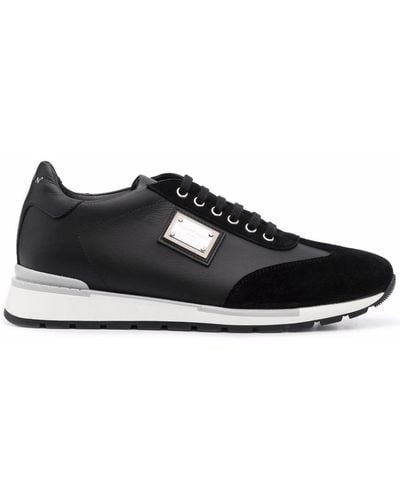 Philipp Plein Logo-plaque Low Top Sneakers - Black