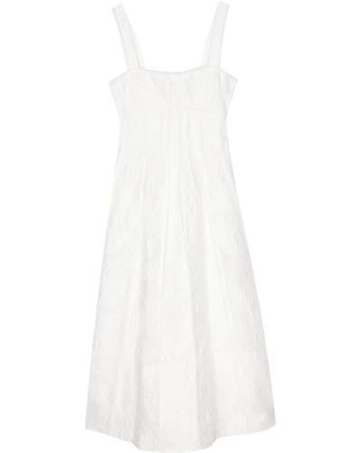 Jonathan Simkhai Mayra Bustier Midi Dress - White