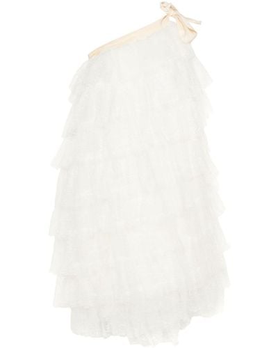 Uma Wang Aela mini dress - Blanc