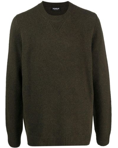 Dondup Crew-neck Knitted Sweater - Green