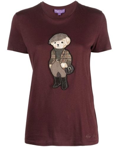Ralph Lauren Collection Polo Bear Short-sleeve T-shirt - Red