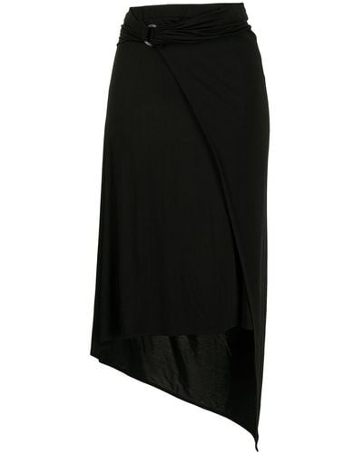 Rabanne Belted-waist Skirt - Black