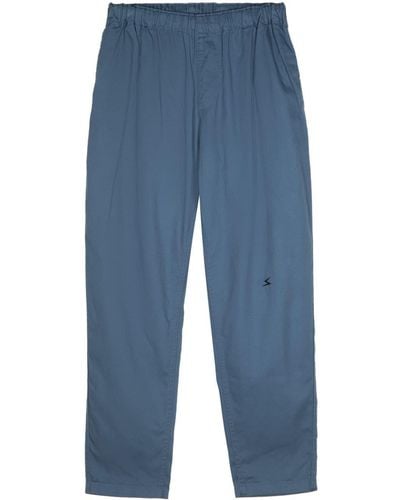 Undercover Embroidered-motif Track Trousers - Blue