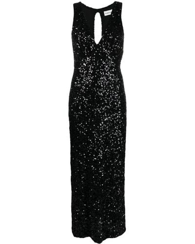 P.A.R.O.S.H. Paris Sequin-embellished Dress - Black