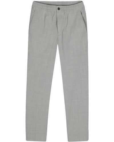 Theory Larin Mélange Tapered Trousers - グレー
