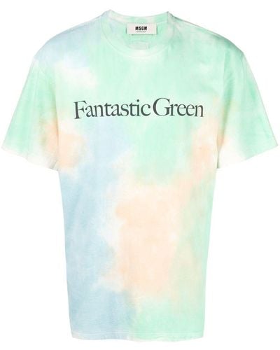 MSGM Fantastic Green Tシャツ - グリーン