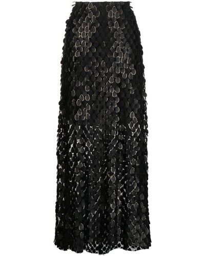 Manning Cartell Supreme Extreme Sequinned Maxi Skirt - Black