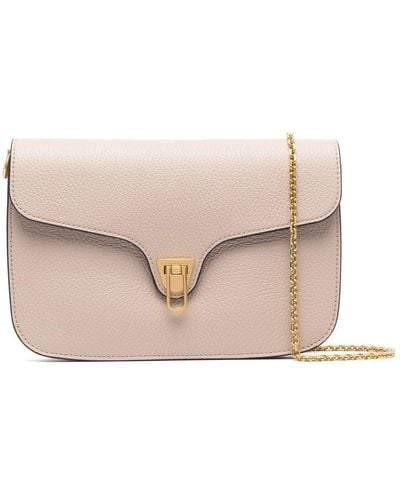 Coccinelle Leather Crossbody Bag - Pink