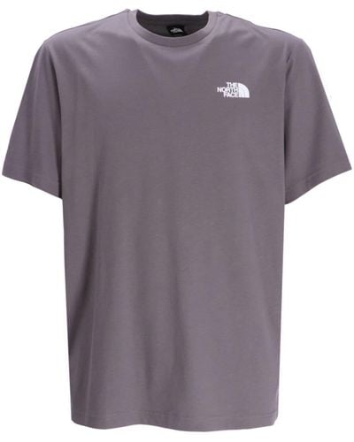 The North Face Logo-print Cotton T-shirt - Purple