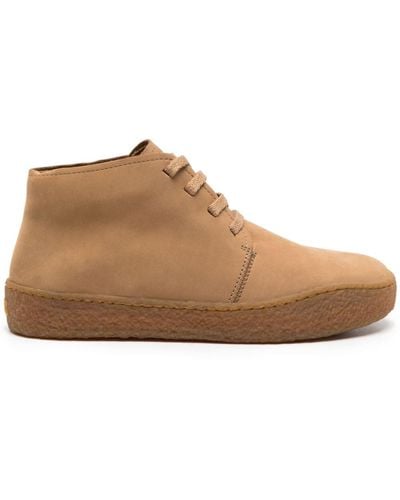 Camper Peu Terreno Nubuk-leather Boots - Brown