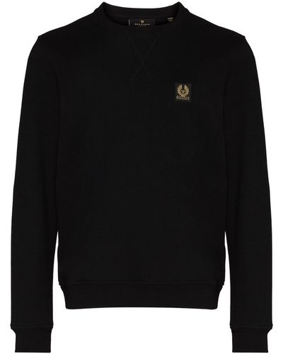 Belstaff Sweater Met Logopatch - Zwart