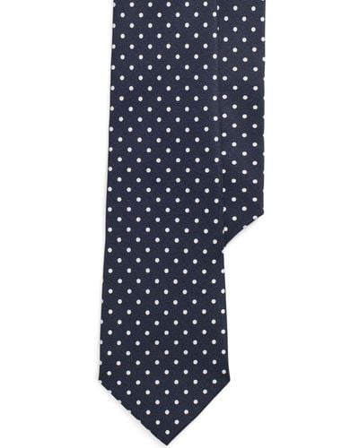 Polo Ralph Lauren St. James Krawatte aus Maulbeerseide - Blau