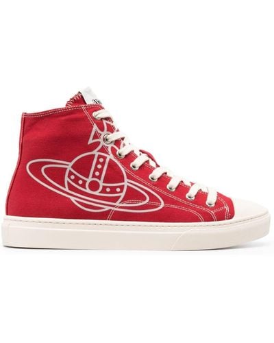 Vivienne Westwood Sneakers aus Canvas - Rot