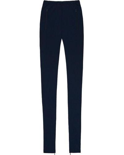 Wardrobe NYC Legging zippé à taille haute - Bleu