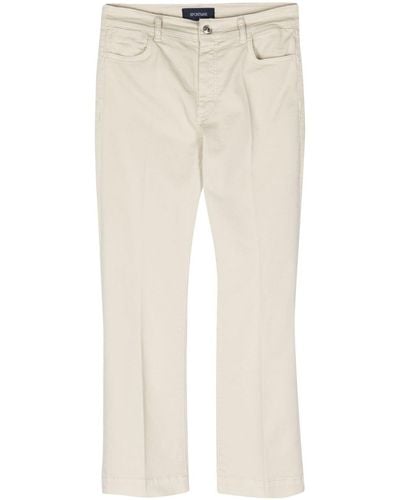 Sportmax Nilly Mid Waist Cropped Jeans - Naturel