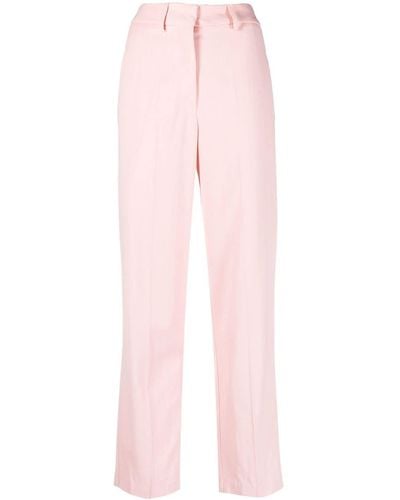 Forte Forte High-waist Tailored Trousers - Pink