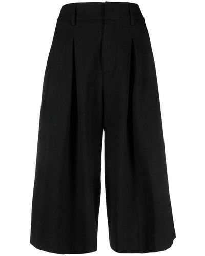 P.A.R.O.S.H. Pantalon Liliuxy à coupe courte - Noir