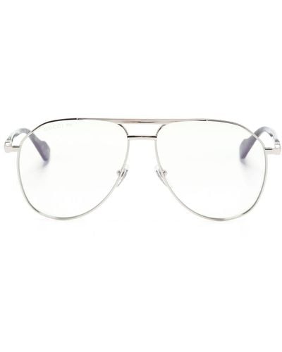 Gucci Getönte Pilotenbrille - Weiß