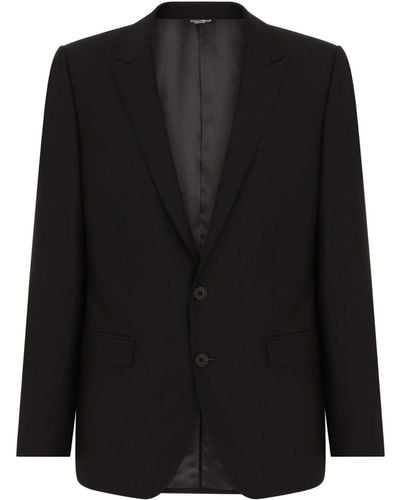 Dolce & Gabbana Costume à veste à simple boutonnage - Noir