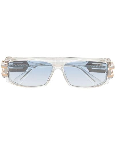 Cazal Mod1643 Rectangle-frame Sunglasses - White