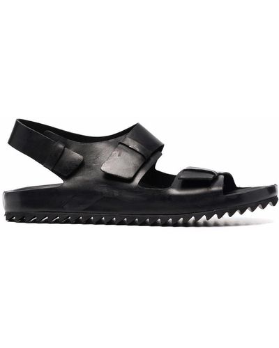 Officine Creative Agora Double Strap Sandals - Black