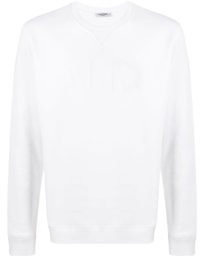 Valentino Vltn Sweatshirt - White