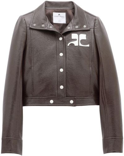 Courreges Jack Met Logopatch - Bruin